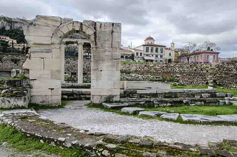 99 - Grecia - Atenas - Biblioteca de Adriano